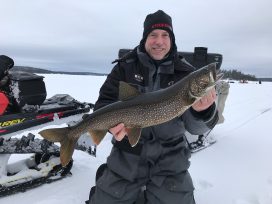 Nice Lake Trout Caught During the Winter